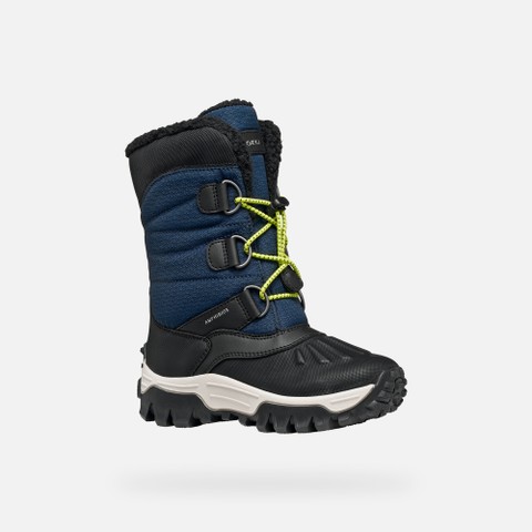 Waterproof boots HIMALAYA ABX JUNIOR Navy/Black - image number 2 | GEOX
