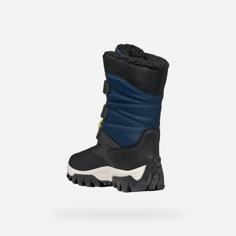 Waterproof boots HIMALAYA ABX JUNIOR Navy/Black - image number 3 | GEOX