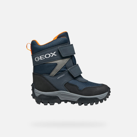 Bottes d’hiver HIMALAYA ABX GARÇON Bleu marine/Orange - image number 1 | GEOX