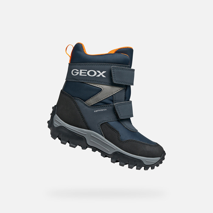 Winter boots HIMALAYA ABX BOY Navy/Orange | GEOX