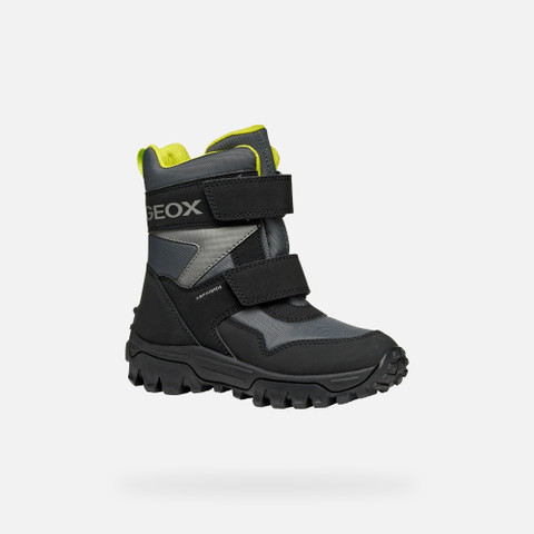 Winter boots HIMALAYA ABX BOY Dark Grey/Lime - image number 2 | GEOX
