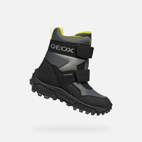 Winter boots HIMALAYA ABX BOY Dark Grey/Lime | GEOX