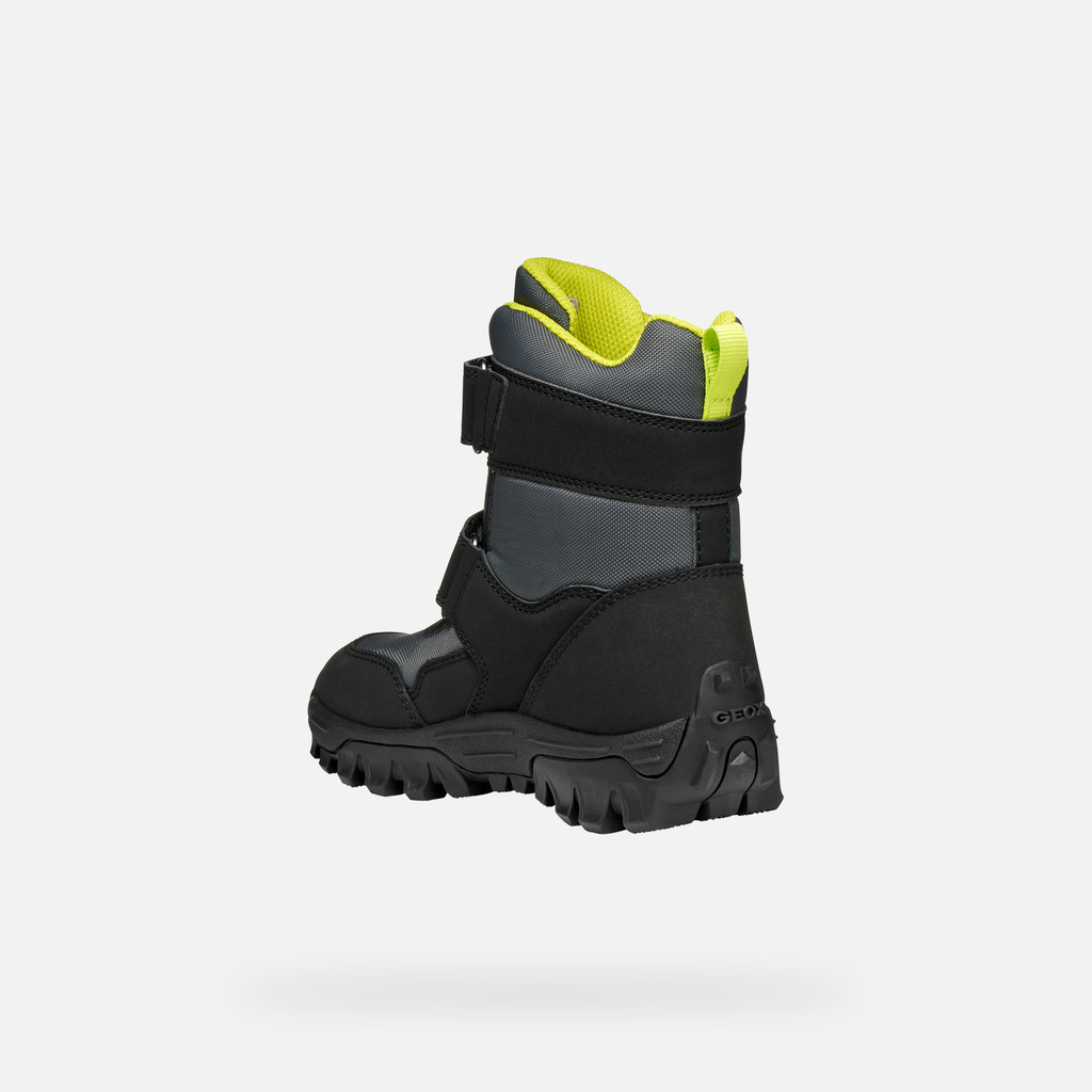 Winter boots HIMALAYA ABX BOY Dark Grey/Lime - image number 3 | GEOX