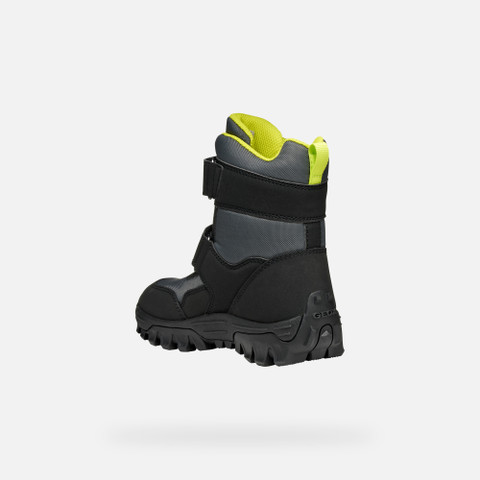 Winter boots HIMALAYA ABX BOY Dark Grey/Lime - image number 3 | GEOX