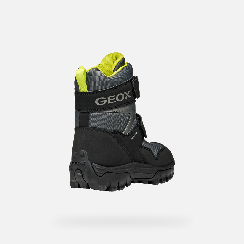 Winter boots HIMALAYA ABX BOY Dark Grey/Lime - image number 4 | GEOX
