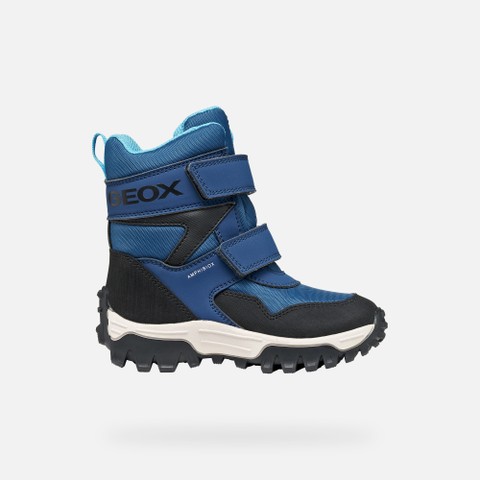 Bottines imperm&eacute;ables de neige HIMALAYA ABX GAR&Ccedil;ON Bleu aviateur/Noir - image number 1 | GEOX