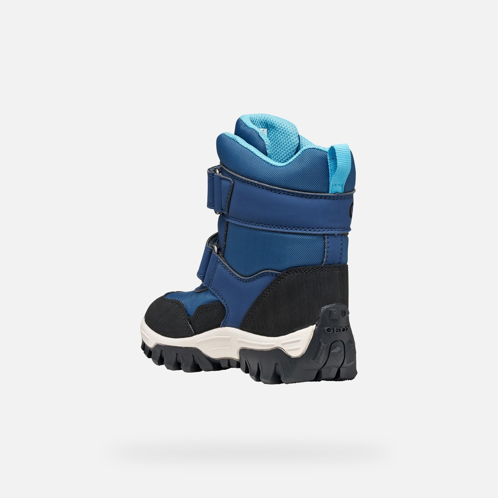 Bottines imperm&eacute;ables de neige HIMALAYA ABX GAR&Ccedil;ON Bleu aviateur/Noir - image number 3 | GEOX