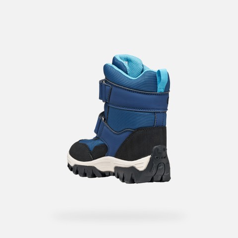 Bottines imperm&eacute;ables de neige HIMALAYA ABX GAR&Ccedil;ON Bleu aviateur/Noir - image number 3 | GEOX