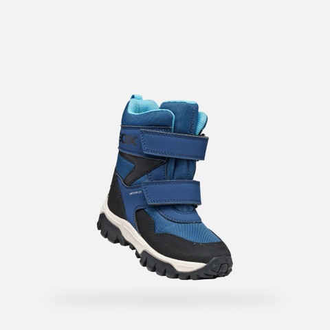 Bottines imperm&eacute;ables de neige HIMALAYA ABX GAR&Ccedil;ON Bleu aviateur/Noir - image number 4 | GEOX