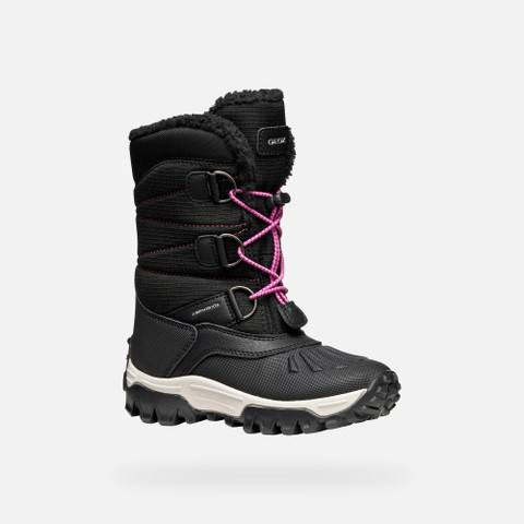 Winter boots HIMALAYA ABX JUNIOR Black/Fuchsia - image number 2 | GEOX