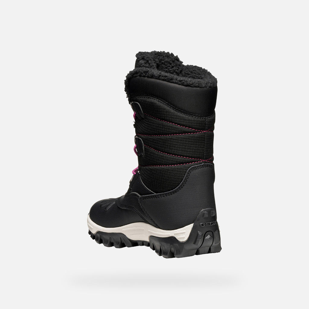 Winter boots HIMALAYA ABX JUNIOR Black/Fuchsia - image number 3 | GEOX