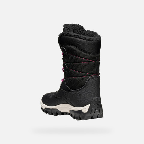 Winter boots HIMALAYA ABX JUNIOR Black/Fuchsia - image number 3 | GEOX