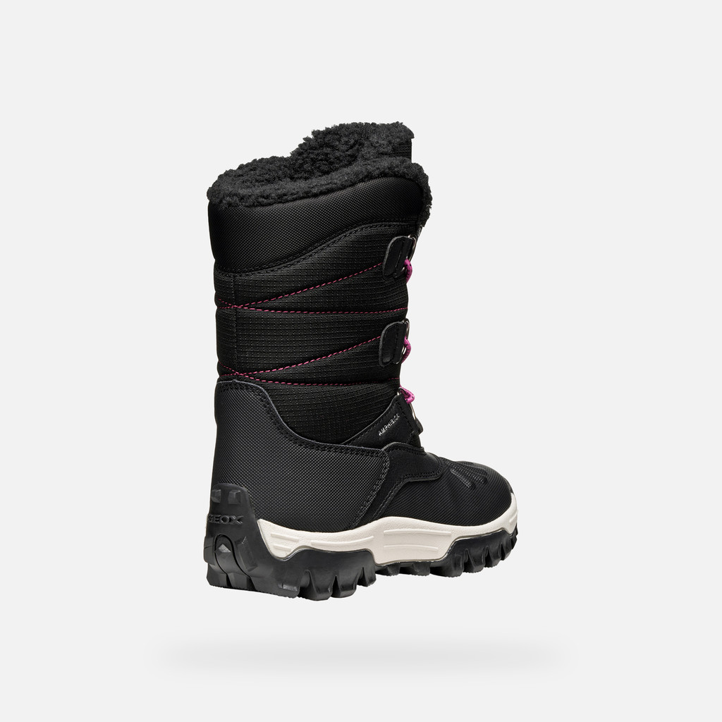 Winter boots HIMALAYA ABX JUNIOR Black/Fuchsia - image number 4 | GEOX