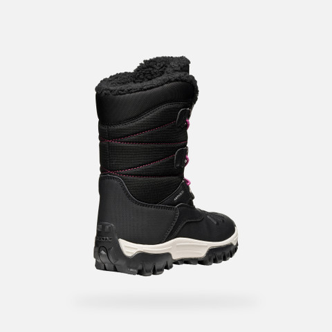Winter boots HIMALAYA ABX JUNIOR Black/Fuchsia - image number 4 | GEOX