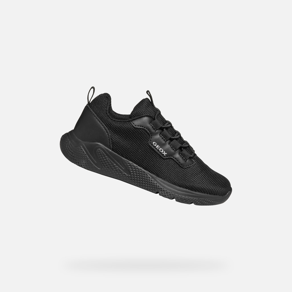 Geox black sneakers best sale