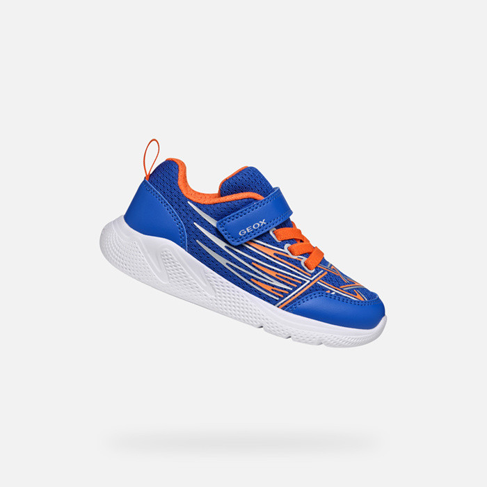 Low top sneakers SPRINTYE BOY Royal/Orange | GEOX