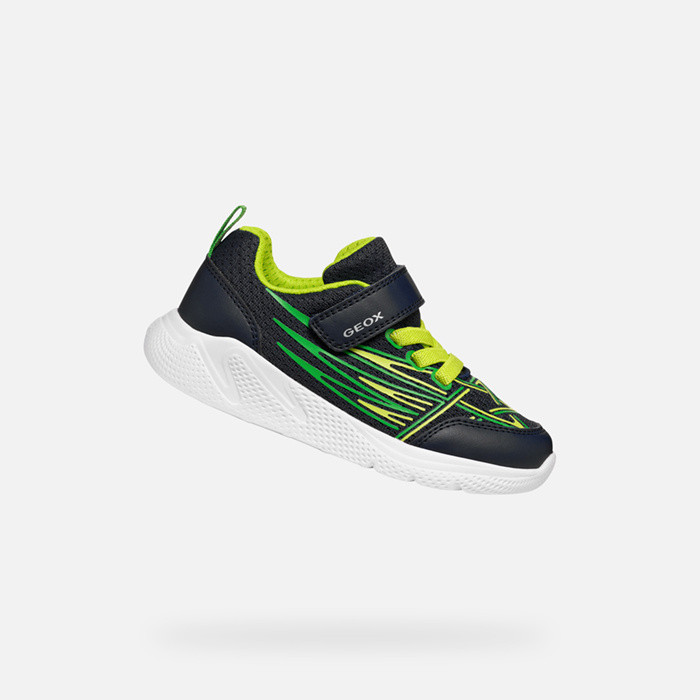Low top sneakers SPRINTYE BOY Navy/Lime | GEOX