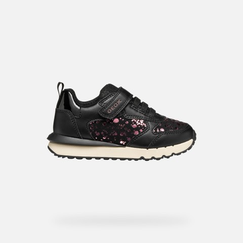 Klettschuhe FASTICS M&Auml;DCHEN Schwarz/Violett - image number 1 | GEOX
