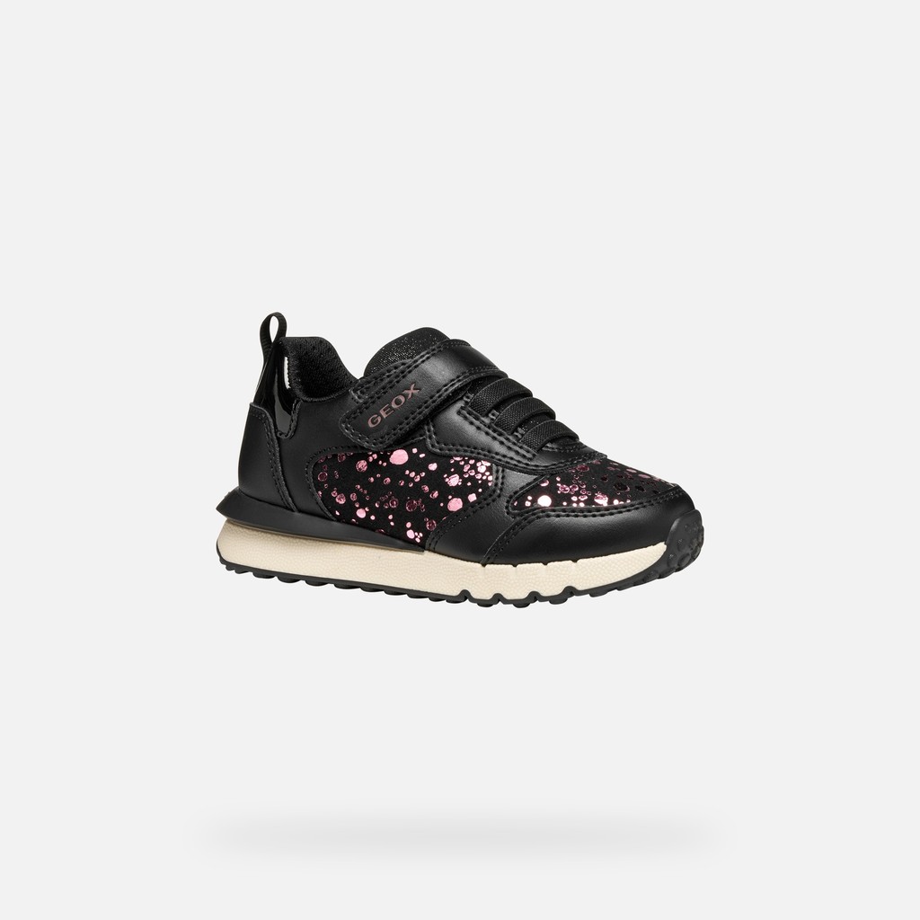 Klettschuhe FASTICS M&Auml;DCHEN Schwarz/Violett - image number 2 | GEOX