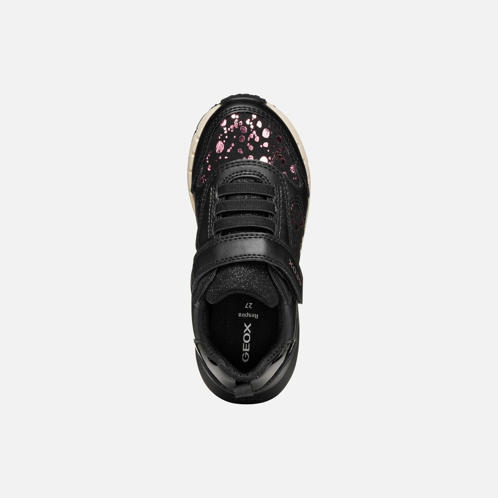 Klettschuhe FASTICS M&Auml;DCHEN Schwarz/Violett - image number 5 | GEOX