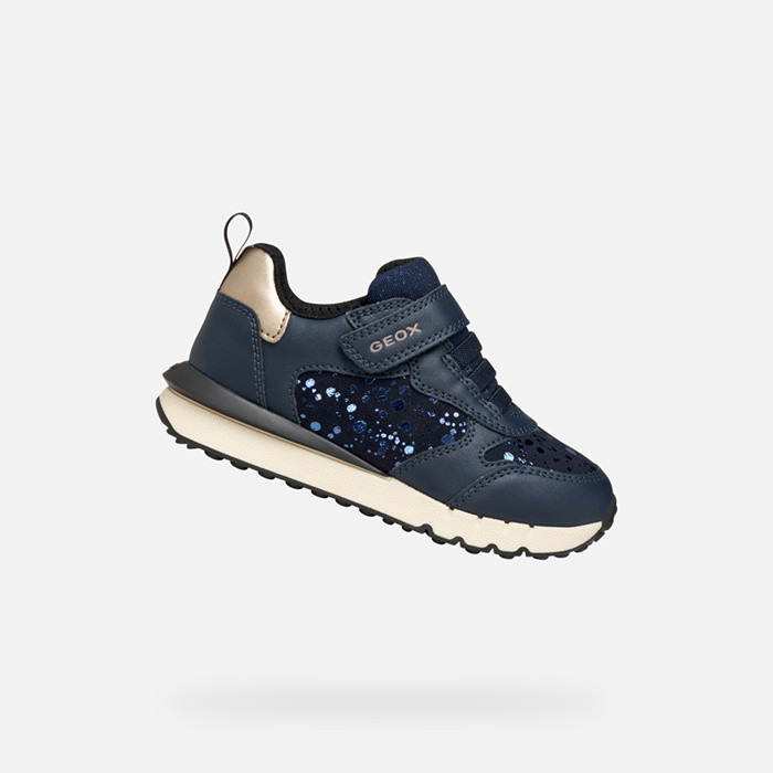 Low top sneakers FASTICS GIRL Dark navy/Platinum | GEOX