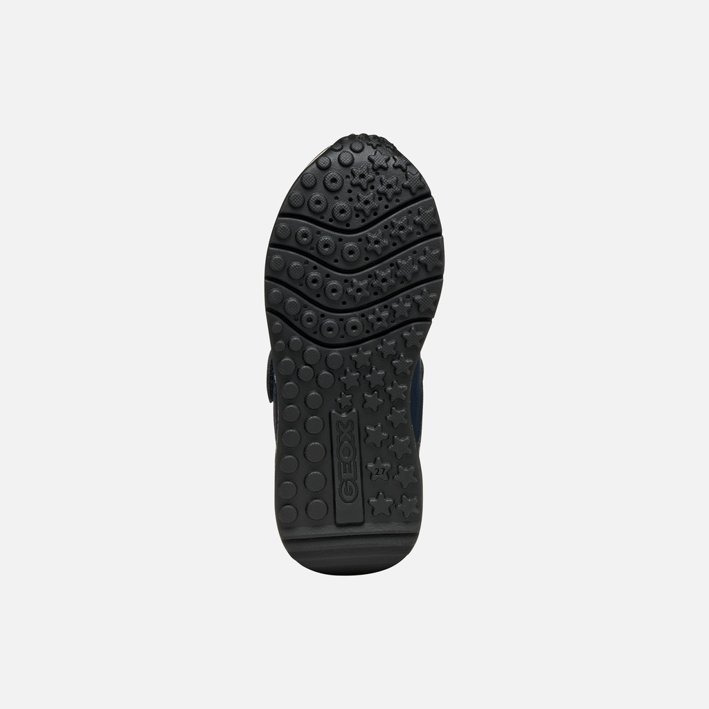 Low top sneakers FASTICS GIRL Dark navy/Platinum - image number 6 | GEOX