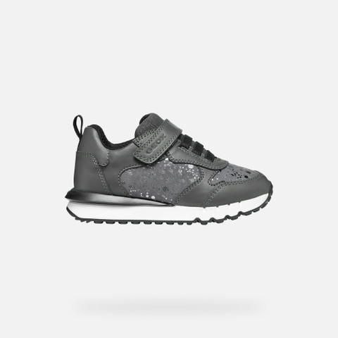 Low top sneakers FASTICS GIRL Dark grey - image number 1 | GEOX