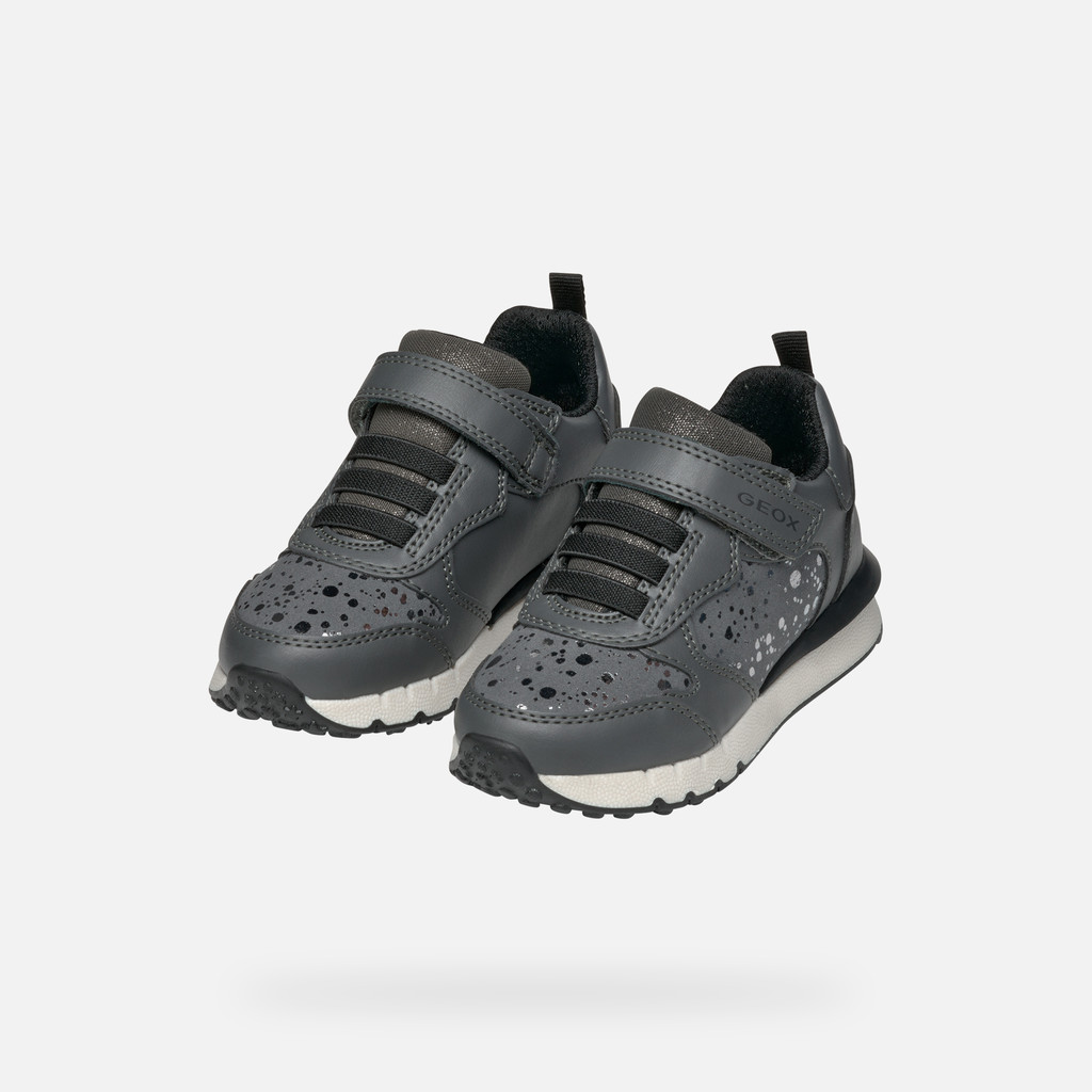 Low top sneakers FASTICS GIRL Dark grey - image number 7 | GEOX