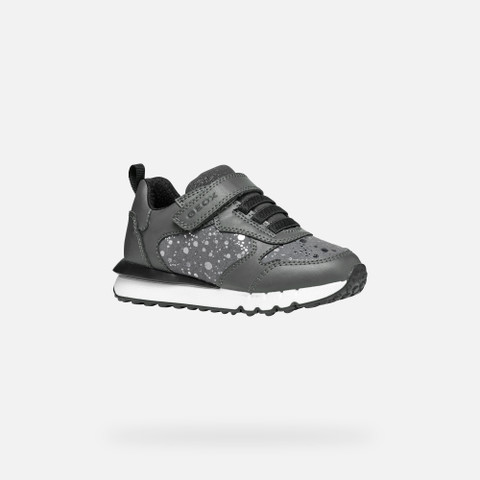 Low top sneakers FASTICS GIRL Dark grey - image number 2 | GEOX