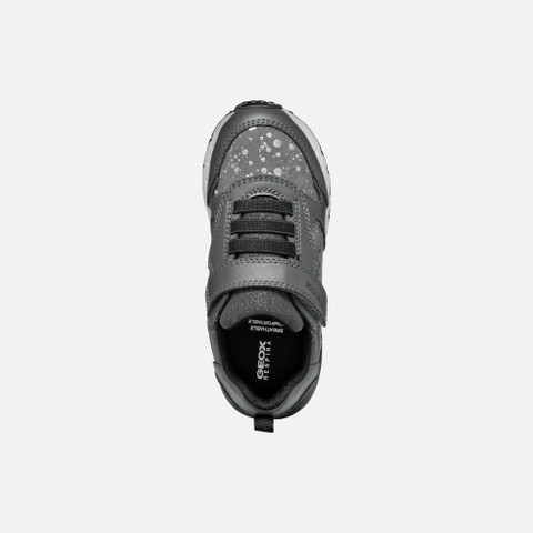 Low top sneakers FASTICS GIRL Dark grey - image number 5 | GEOX