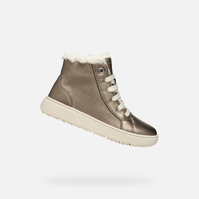 High top sneakers THELEVEN ABX GIRL Smoke Grey | GEOX