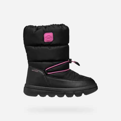 mid calf boots WILLABOOM ABX GIRL Black/Fuchsia - image number 1 | GEOX