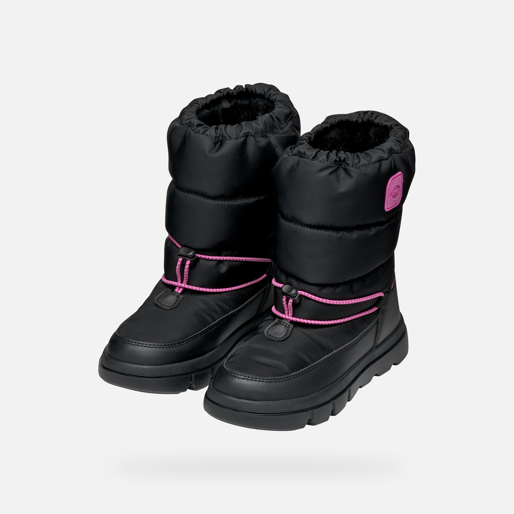 mid calf boots WILLABOOM ABX GIRL Black/Fuchsia - image number 7 | GEOX