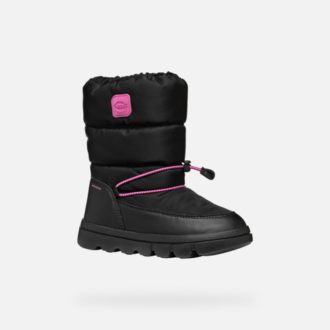 mid calf boots WILLABOOM ABX GIRL Black/Fuchsia - image number 2 | GEOX