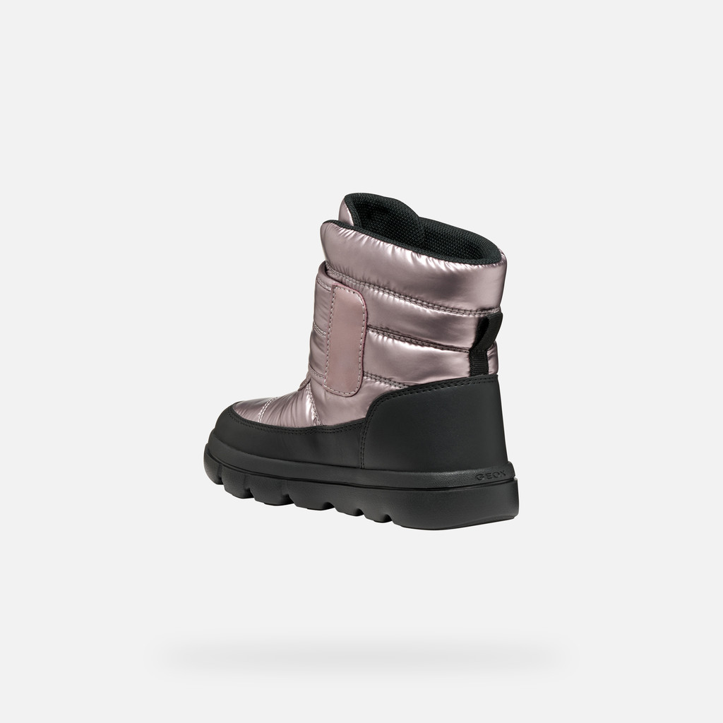 Winter boots WILLABOOM ABX GIRL Light Lilac/Black - image number 3 | GEOX