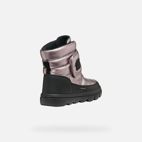 Winter boots WILLABOOM ABX GIRL Light Lilac/Black - image number 4 | GEOX