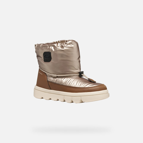 Winterstiefel WILLABOOM ABX MÄDCHEN Beige/Braun - image number 2 | GEOX