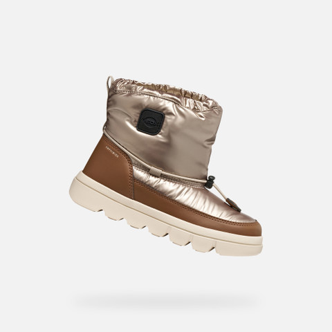 Winterstiefel WILLABOOM ABX MÄDCHEN Beige/Braun | GEOX