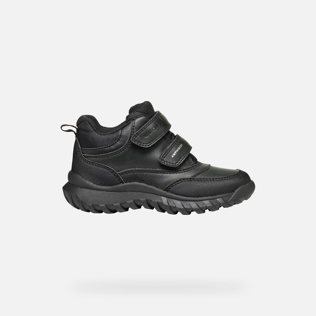 Waterproof ankle boots SIMBYOS ABX BOY Black - image number 1 | GEOX