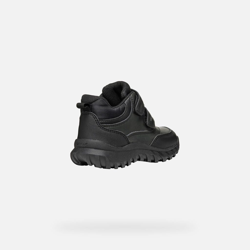 Waterproof ankle boots SIMBYOS ABX BOY Black - image number 4 | GEOX