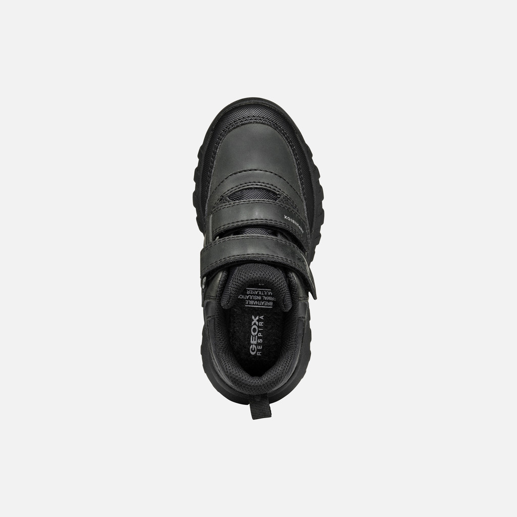 Waterproof ankle boots SIMBYOS ABX BOY Black - image number 5 | GEOX