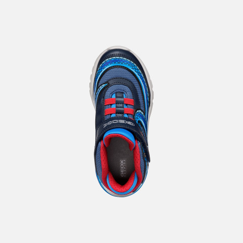 High top sneakers CIBERDRON BOY Navy/Sky - image number 5 | GEOX