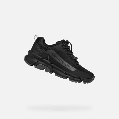 Low top sneakers FLEXYPER PLUS ABX BOY Black/Dark Gray - image number 0 | GEOX