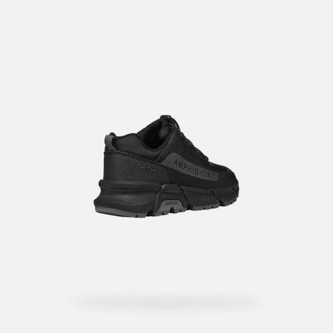 Low top sneakers FLEXYPER PLUS ABX BOY Black/Dark Gray - image number 4 | GEOX