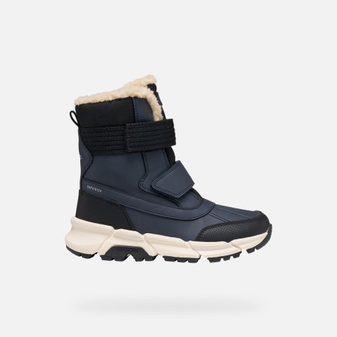 Waterproof ankle boots FLEXYPER PLUS ABX JUNIOR Navy - image number 1 | GEOX