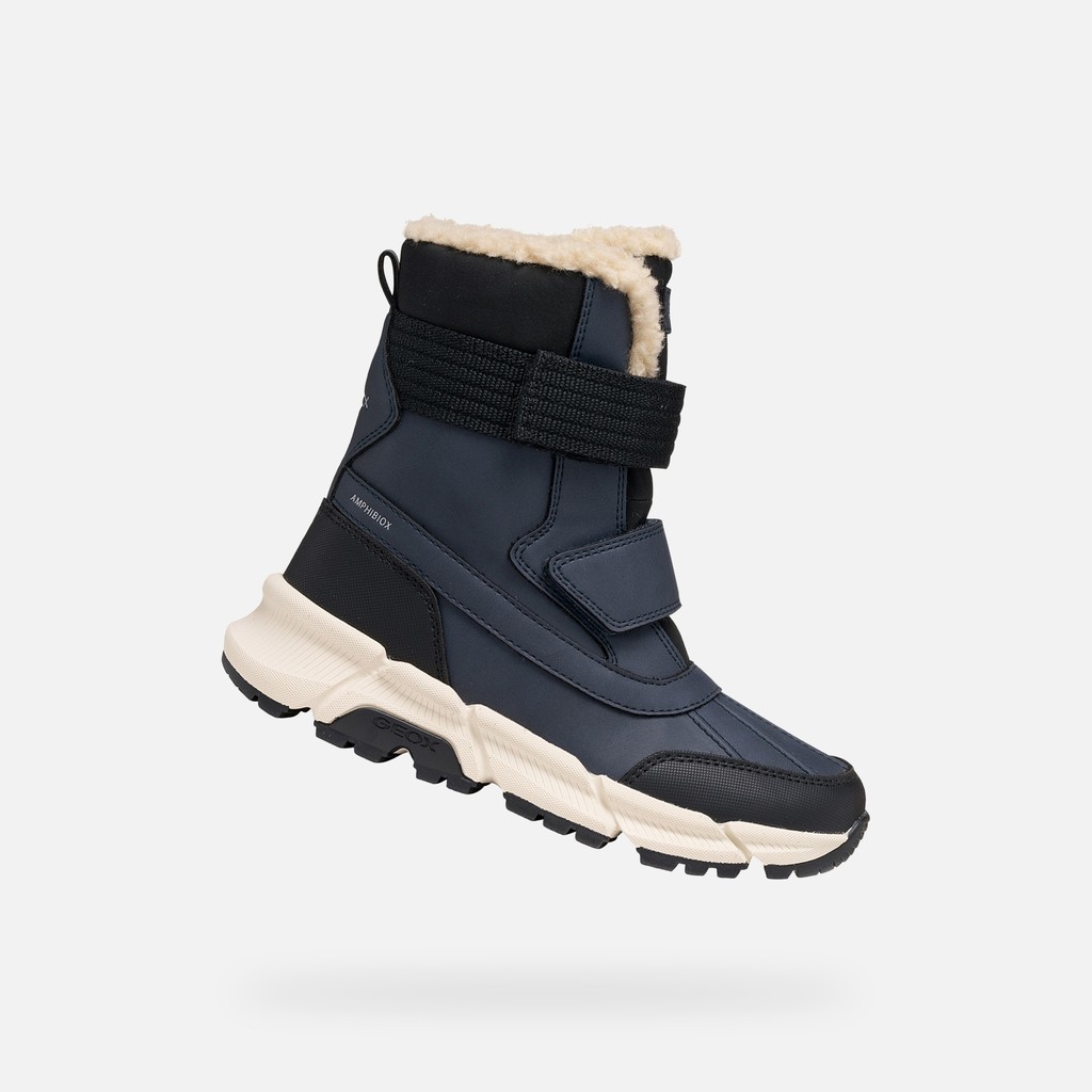 Waterproof ankle boots FLEXYPER PLUS ABX JUNIOR Navy - image number 0 | GEOX