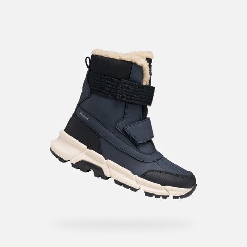 Waterproof ankle boots FLEXYPER PLUS ABX JUNIOR Navy | GEOX