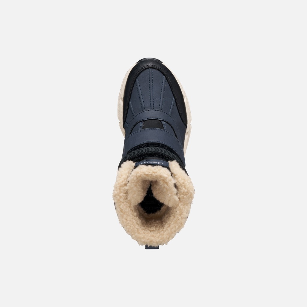 Waterproof ankle boots FLEXYPER PLUS ABX JUNIOR Navy - image number 5 | GEOX