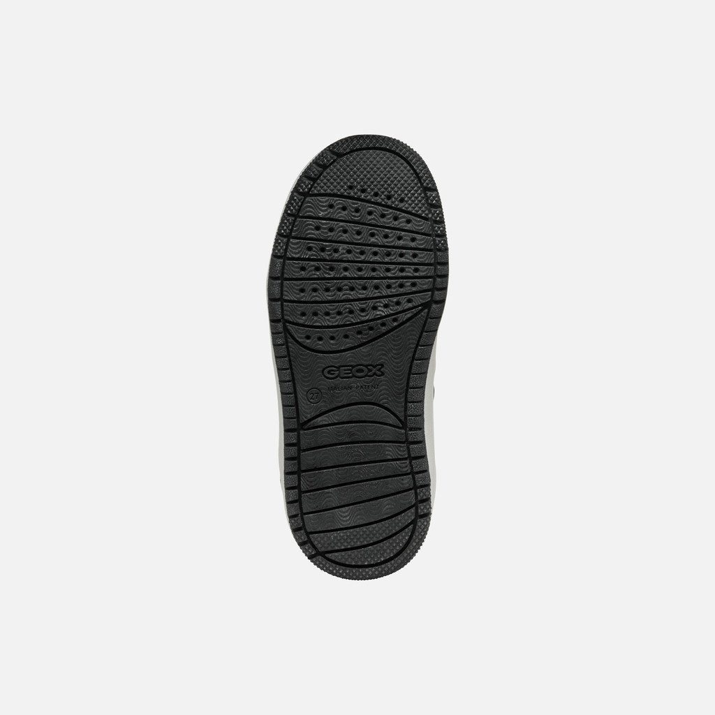 Sneakers with straps WASHIBA JUNIOR Black/Royal - image number 6 | GEOX