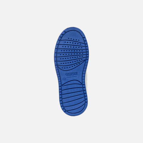 Sneakers with straps WASHIBA JUNIOR White/Royal - image number 6 | GEOX